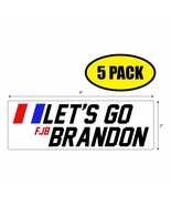 5pc -3&quot; x 9&quot; Let&#39;s Go Brandon FJB - Sticker / Decal - Humor Funny VG0006 - £3.13 GBP