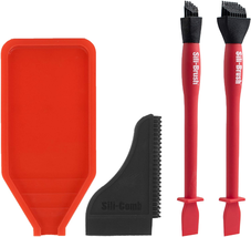 The Complete Silicone Glue Kit Wood Glue up 4Piece Kit 2 Pack of Silicone Brushe - £19.30 GBP