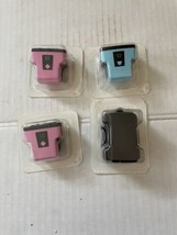 HP invent 02 Ink Series For HP Packs Blue Pink Black Sealed Lot (4) - £18.35 GBP