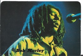 ⭕VTG card pocket calendar 1987 BOB MARLEY Portugal group music singer - $78.65 MXN