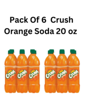 &quot;Pack of 6 - Crush Orange Soda, 20oz - Refreshing, Carbonated Soft Drink&quot; - £3.98 GBP