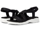 Easy Spirit Women Strappy Sport Sandals Treasur 2 Size US 8W Black - £30.07 GBP