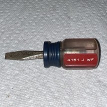 Vintage Craftsman 4151 J WF 1/4&quot; Slotted/Flat Screwdriver Stubby Made in... - £6.60 GBP