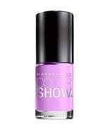 Maybelline Color Show Nail Lacquer Lust For Lilac Chip Free Easy Flow Brush - £5.12 GBP