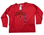 Women&#39;s Liv Casual NCAA Louisville Cardinals Pull Over Red Very Soft XXL - $19.79