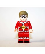 Building Block Holiday Boy With Glasses Santa ClaChristmas Toys Minifigure  - $9.35 CAD