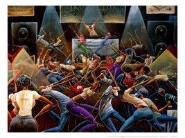 Jump Off Art Poster Print by Frank Morrison, 16x12 - $9.41