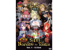 DVD Anime Sin: Nanatsu no Taizai Complete Series (1-12 End) Uncensored English - £19.22 GBP