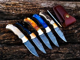 Damascus Steel Birthday Wedding Anniversary Gift Groomsman Gift for Men ... - $199.00