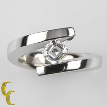Gelin Abaci 0.75 CT Asscher Diamant 14k or Blanc Fiançailles Solitaire B... - $108,555.44 MXN