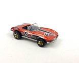 1999 Hotwheels  &#39;65 Corvette CONVERTIBLE #5 Orange GM - $9.88