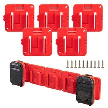 5 Pack Battery Holder For Craftsman 20V Battery Mounts Dock Holder Fit F... - £27.53 GBP