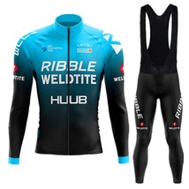 Autumn Black Cycling Jersey Set Long Sleeve 2022 New HUUB Cycling Clothing   Men - £49.89 GBP