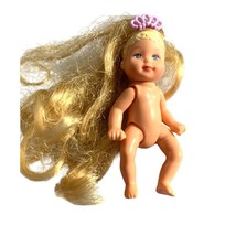 Krissy Barbie Mermaid Baby Doll Mattel 3 inch tall - £11.10 GBP