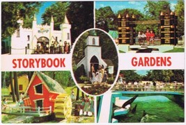 Postcard London Ontario Springbank Park Storybook Gardens Multi View - $3.95