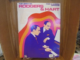 THE BEST OF RODGERS &amp; HART 1972 SHEET MUSIC BOOK PIANO CHAPPELL &amp; CO - £5.43 GBP