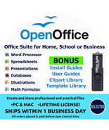 Open Office Suite newest 2024Lifetime License Works with Word Excel PC Mac - $14.99