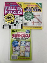 2019 Penny Press Fill Ins - Good Time Word Seek Puzzles Dell Orig SUDOKU... - $10.89