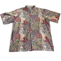 Vintage Reyn Spooner Men’s Patchwork Hawaiian Shirt Sz XL Floral Egyptia... - $24.70