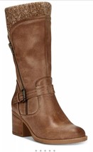 Bare Traps Womens Weslin Closed Toe Mid-Calf Fashion Boots, Taupe, Size 9.0 HPjF - £51.43 GBP