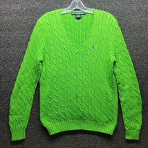 Ralph Lauren Sport Sweater womens Sz L, lime green, excellent condition - £22.86 GBP