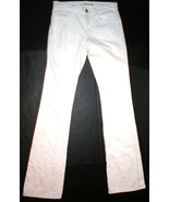  New J Brand Jeans Bailey Womens White Straight to Boot Cut 25 27 X 33 USA - $187.11