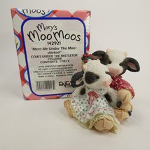 "Meet Me Under The Moo-stletoe" 1995 #142921 Enesco Mary Moo Moos Figurine PBKLF - $9.00