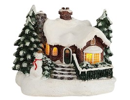 Thomas Kinkade A Village Christmas Painter of Light Teleflora 2002 VTG Lighted - £25.68 GBP