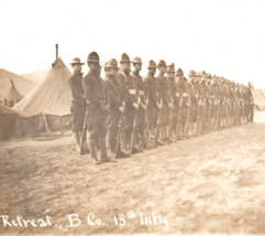 WWI Army Soldiers18th Infantry Texas City Real Photo Postcard - $45.50