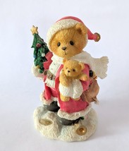 1996 Cherished Teddies Santa Bear Klaus 2 Autos Priscilla Hillman - £15.68 GBP