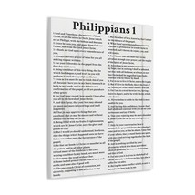  Philippians 1 Chapter White Bible Canvas Christian Wall Art Rea - £59.92 GBP+