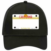 California Golden State Plate State Blank Novelty Black Mesh License Plate Hat - £23.17 GBP