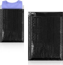 Black METALLIC Poly Bubble Mailers 7.25&#39;&#39; x 11 / 200 Mailing Padded Envelopes - £87.68 GBP