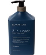 Blackstone Mens Grooming ~ Sea &amp; Surf 3-in-1 Wash for  Hair-Face-Body 32... - $39.64 CAD