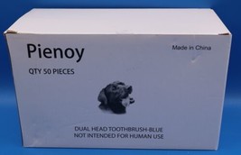 Dual sided dog/cat toothbrush By Pienoy Pet Oral Care Set Of 50 - $16.99