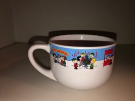 Peanuts Merry Christmas Charlie Brown Large Soup, Coffee or Cereal Mug - Galerie - £12.02 GBP