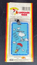 Aviva Peanuts Snoopy Luggage Tags Original Packaging Chop Woodstock Vintage - £9.47 GBP