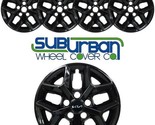 FITS 2020-2024 Kia Soul S # 6020-GB 16&quot; Gloss Black Wheel Skins for Allo... - $119.99