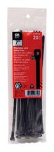 Gardner Bender 7 in. L Black Cable Tie 20 pk 46-308UVBMP - $6.95