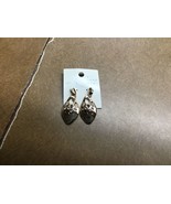 Organic Metal Black Diamond Drop Earrings - A New Day Gold - £3.92 GBP