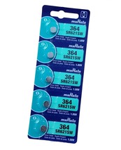muRata (was Sony) SR621SW 364 Silver Oxide watch battery 1.55V Japan made - £2.04 GBP - £29.81 GBP