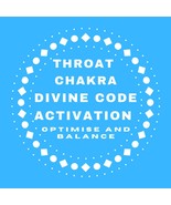 THROAT CHAKRA BALANCING Activation Divine Code Transmission Channelling ... - $128.40 MXN