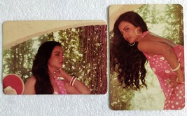 Young Beautiful Bollywood Legend Rekha 2 Photo Photograph Set Lot 8 x 12 cm - £31.28 GBP