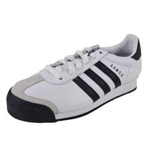  adidas Originals SAMOA Lea White Blk 675033 Mens Shoes Lthr Sneakers Size 7.5 - $60.00