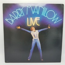 Vintage Barry Manilow LIVE Original Vinyl Record LP Set In Gratefold VG+/VG+ - £11.09 GBP