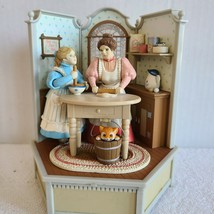 1985 Enesco Animated Music Box Cooking Lessons Plays &#39;Clair De Lune&#39; - £39.83 GBP