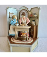 1985 Enesco Animated Music Box Cooking Lessons Plays &#39;Clair De Lune&#39; - $67.79 CAD