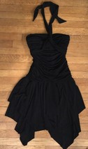 ! AGB Womens Sleeveless Knee Length Black Cocktail Stretch Dress Petite ... - $19.75