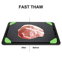 Fast Defrosting Tray Rapid Thawing Boards Safe Defrost Meat Frozen W/Wat... - £36.16 GBP