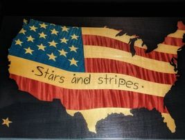 Elie Bleu Stars & Stripes "  Cigar Humidor 110 Count NIB Made in France NIB image 5